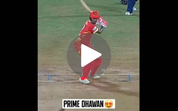 [Watch] Shikhar Dhawan Turns Back The Clock With Graceful Cut In Legends League Cricket